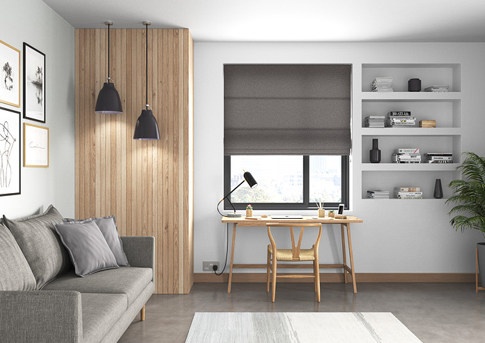 Devonshire, Light Grey - Roman Blind - Image 5